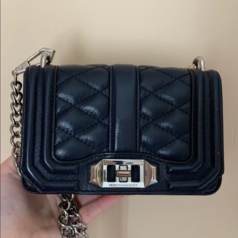Pre-loved Rebecca Minkoff mini Love Crossbody Bag